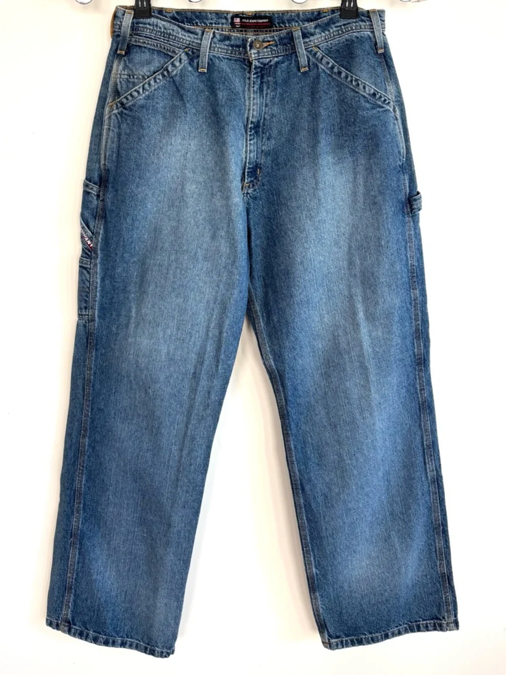 Vintage Polo by Ralph Lauren Men's Classic Carpenter Jeans with Logo 32 x 32